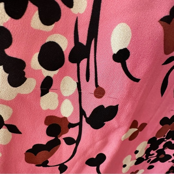 Veronica Beard Sania Floral Print Pleated MIDI Skirt in pink size 6 - Picture 7 of 7